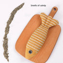 PAWS ASIA Suppliers Pet Nip Eco Friendly Hemp Interactive Plush Fish Catnip Cat Toy