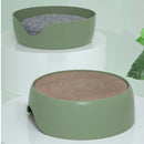 PAWS ASIA Suppliers Dropshipping New 2 In 1 Warm Easy Clean Round Cat Scratching Bed Cardboard