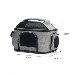 PAWS ASIA Suppliers Collapsible Portable Transport Pet Carry Bag For Outside Cat