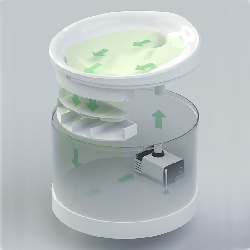 PAWS ASIA Suppliers ABS Plastic Phone App Control Automatic Smart Pet Water Feeder Cat Dog