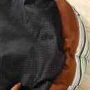PAWS ASIA Supplier Dropshipping Best Quality Arctic Velvet Round Portable Washable Luxury Dog Bed Cat