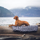 PAWS ASIA Suppliers Round Hand Woven Cotton Tube Washable Comfy Soft Foldable Dog Beds Cat