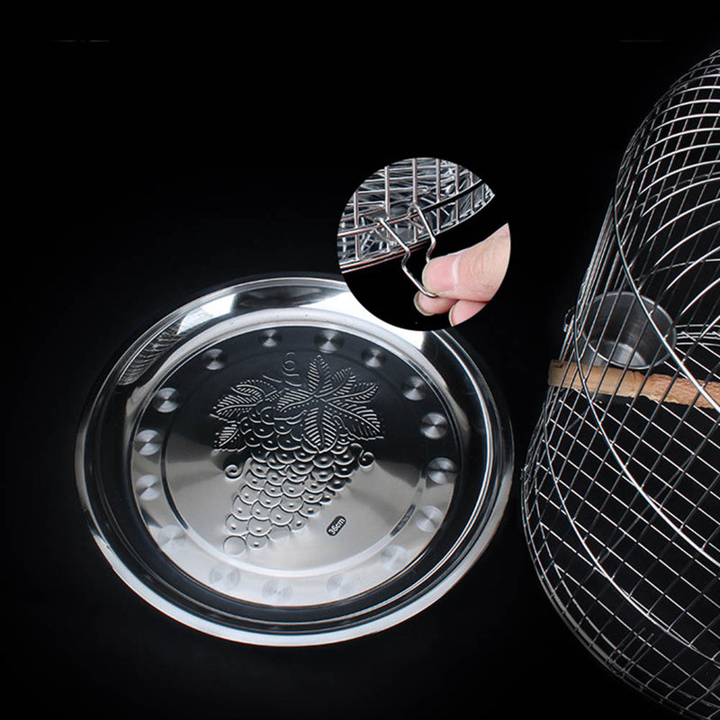 PAWS ASIA Manufacturers Stainless Steel Wire Luxury Round Decorative Hanging Small Bird Cage House
