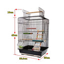 PAWS ASIA Chinese Manufacturer Metal Hanging Luxury Breeding Cages Of Birds With Plastic Trays