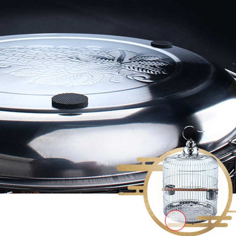 PAWS ASIA Manufacturers Stainless Steel Wire Luxury Round Decorative Hanging Small Bird Cage House
