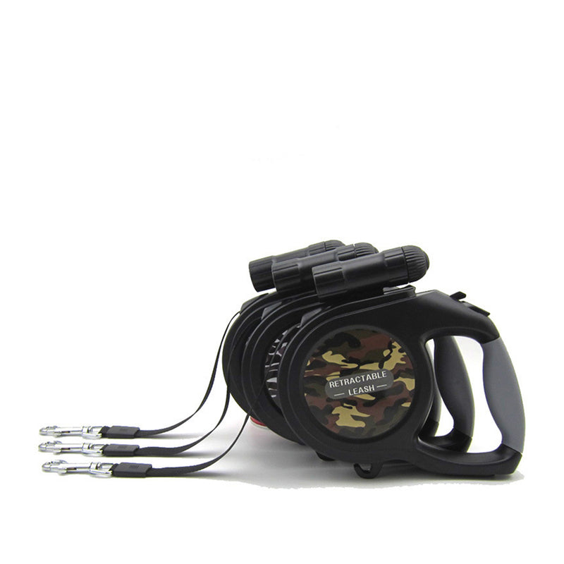 PAWS ASIA Amazon Hot Sale Multi Function Retractable Portable Dog Leash Led With Flashlight5