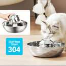 PAWS ASIA Manufacturers Ring 360 Degrees Dog Cat Automatic Pet Feeder Bowl Water Drinking