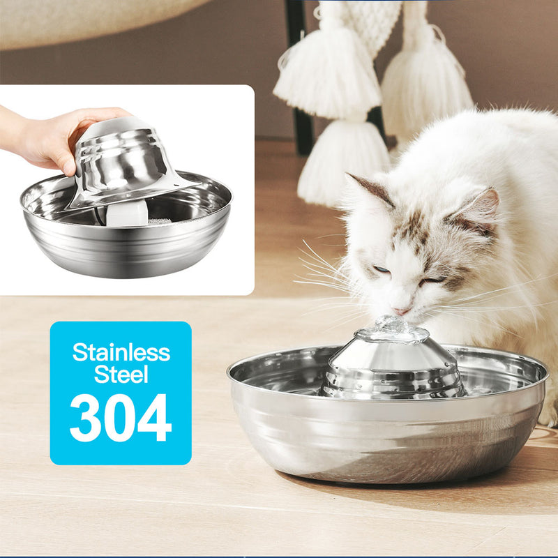 PAWS ASIA Manufacturers Ring 360 Degrees Dog Cat Automatic Pet Feeder Bowl Water Drinking
