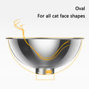 PAWS ASIA Supplier Stainless Steel Adjustable 15 Degree Tilted Raised Double Cat Bowl Dog