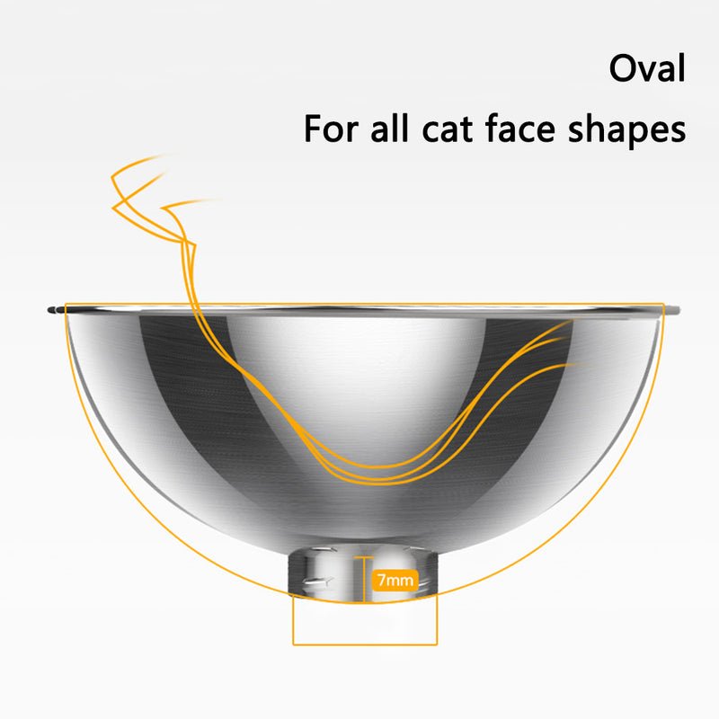 PAWS ASIA Supplier Stainless Steel Adjustable 15 Degree Tilted Raised Double Cat Bowl Dog