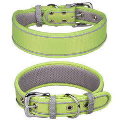 PAWS ASIA Factory Fancy Print Waterproof Thick Colorful Personalized Reflective Large Dog Collar