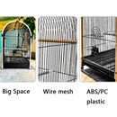 PAWS ASIA Chinese Manufacturers Semicircle Aluminium Large Breeding Display Bird Cage With Tray