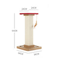 PAWS ASIA Manufacturers Sisal European Style Climbing Frame Cat Scratching Post With Feather10
