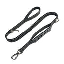 PAWS ASIA Factory Luxury Reflective Elastic Retractable Training Dog Leash With Pet Car Seat Belt Buckle