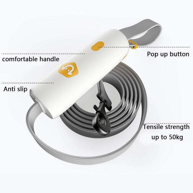 PAWS ASIA Wholesale New Style Nylon Durable Luxury Designer Reflective Dog Leash Rope With Anti Slip Handle