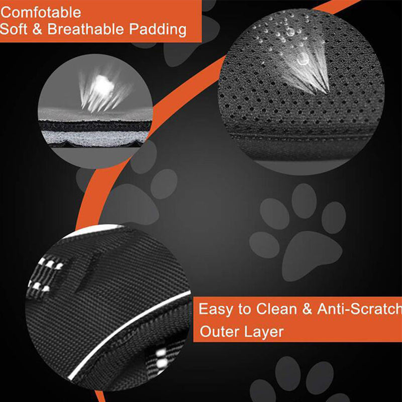 PAWS ASIA Wholesale Luxury Reflective Dog Leash Vest Harness Set With Easy Control Handle