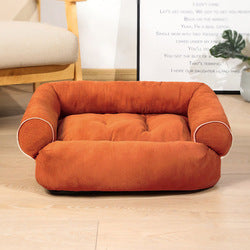 PAWS ASIA Suppliers Suede Eco Friendly Luxury Fluffy Washable Large Dog Bed Pet Sofa