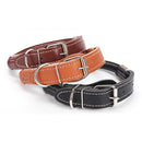 PAWS ASIA Wholesale Hot High Quality PU Leather Heavy Duty Rope Dog Leash And Collar Set