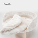 PAWS ASIA Manufacturers White Pet Cat Sofa Washable Elevated Dog Bed With Wood Legs