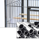 PAWS ASIA Manufacturers High Quality Parrot Cages Bird Cage Big Size With Wheels