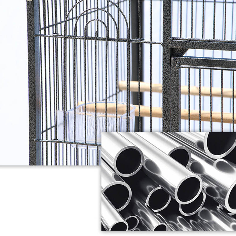 PAWS ASIA Manufacturers High Quality Parrot Cages Bird Cage Big Size With Wheels