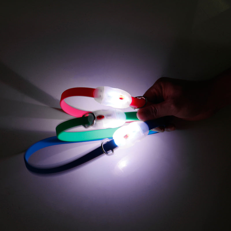 PAWS ASIA Supplier Wholesale Silicon Night Walk Pet Accessories Personalized Lighting Led Dog Collar