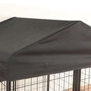 PAWS ASIA Factory Metal Tube Breathable Outdoor Foldable Dog Playpen With Cover Pet Fence Exercise