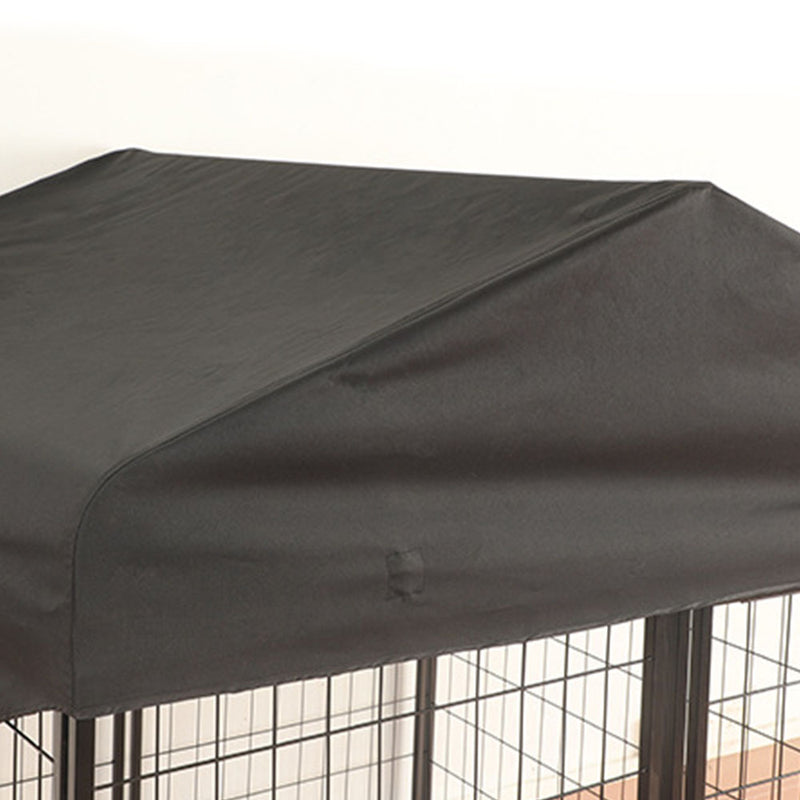 PAWS ASIA Factory Metal Tube Breathable Outdoor Foldable Dog Playpen With Cover Pet Fence Exercise