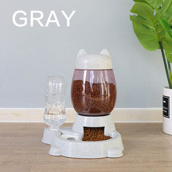 PAWS ASIA Suppliers Eco Friendly Plastic Cute Automatic Self Filling Food And Water Dog Bowl Cat