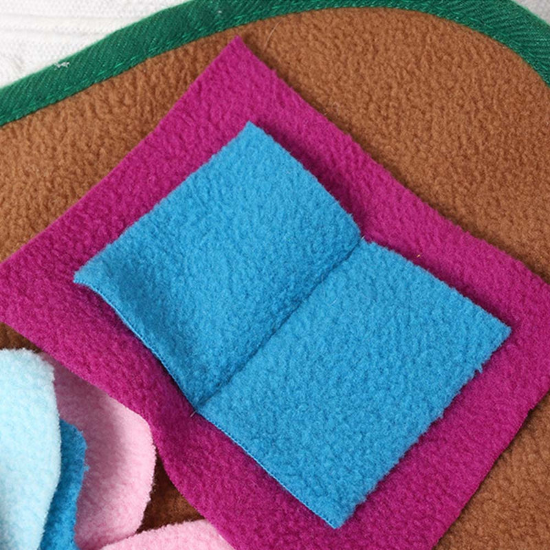 PAWS ASIA Wholesale Foldable Non Slip Pet Feeding Nosework Treats Mat Dog Sniffing Mat Puppy Training