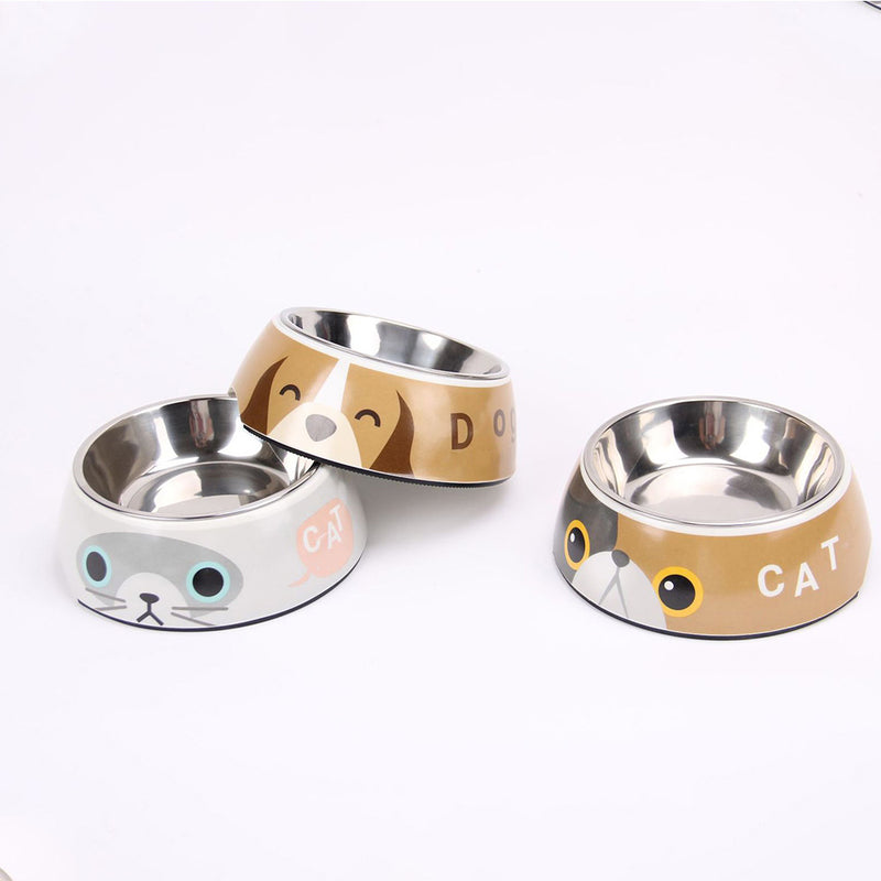 PAWS ASIA Suppliers Printing Customize Melamine Outdoor Portable Feeding Food Dog Bowl Cat