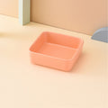 PAWS ASIA Factory Square Elevated Ceramic Pet Feeding Double Dog Cat Bowl With Wood Stand