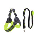 PAWS ASIA Factory Reflective Breathable Mesh Tough Tactical Dog Harness Set