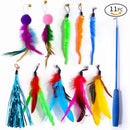 PAWS ASIA Factory Colorful Funny Interactive Foldable Tunnel Fish Mouse Cat Toy Set 24 Pack