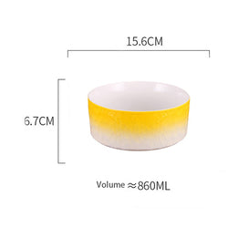 PAWS ASIA Amazon New High Quality Luxury Modern Elevated Designed Unique Ceramic Cat Bowl Dog With Wood Stand