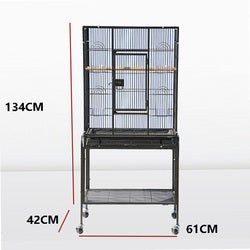 PAWS ASIA Manufacturers High Quality Parrot Cages Bird Cage Big Size With Wheels