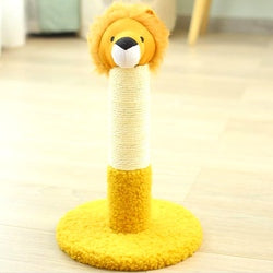 PAWS ASIA Suppliers Dropshipping Sisal Stuffed Scratcher Funny Personalized Lion Pet Toys For Cats