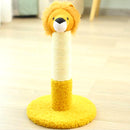 PAWS ASIA Custom Cute Pet Scratcher Sisal Stuffed Personalized Funny Lion Toys For Cats
