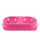 PAWS ASIA Suppliers Cheap Cute Anti Over Round Dual Purpose Pet Feeding Bowls For Cat Dog