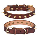 PAWS ASIA Wholesale Leather Fashion Luxury Personalized Anti Bite Spiked Studded Dog Collar Cat