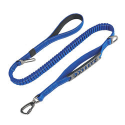 PAWS ASIA Factory Luxury Reflective Elastic Retractable Training Dog Leash With Pet Car Seat Belt Buckle