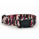 PAWS ASIA Shopee Hot Sale Summer Luxury Nylon Camo Breathable Large Dog Collar