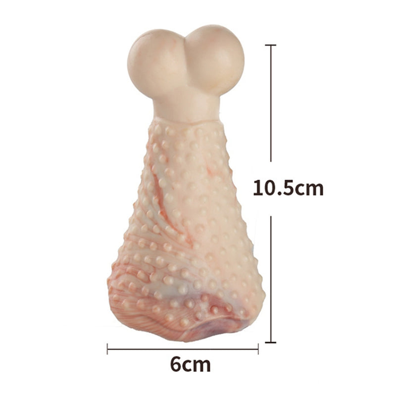 PAWS ASIA Innovative Lifelike Chicken Teeth Cleaning 2021 Dog Present Pets Toy