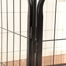 PAWS ASIA Suppliers Large Indoor Metal Foldable Expandable Dog Fence With 8 Panels Pet Exercise Kennel Playpen
