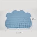 PAWS ASIA Suppliers High Quality EVA Double Layer Scratching Cat Litter Mat Trapper Pet Feeder Pad With Anti Slip Bottom