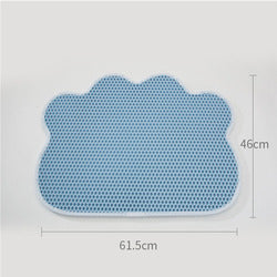 PAWS ASIA Suppliers High Quality EVA Double Layer Scratching Cat Litter Mat Trapper Pet Feeder Pad With Anti Slip Bottom