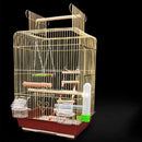 PAWS ASIA Chinese Manufacturer Hot Sale Metal Luxury Hanging Breeding Cage Love Birds With Plastic Trays
