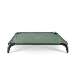 PAWS ASIA Factory Steel Framed Outdoor Travel Anti Slip Washable Elevated Camp Cooling Dog Bed Pet Cot