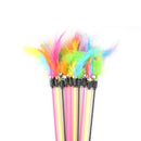 PAWS ASIA Suppliers Plastic Fancy Hot Stylish Indestructable Feather Toy Cat With Bell