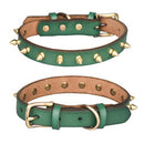PAWS ASIA Wholesale Leather Fashion Luxury Personalized Anti Bite Spiked Studded Dog Collar Cat